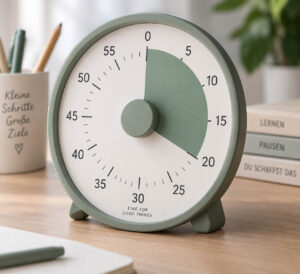 Bild eines visuellen, analogen Timers
